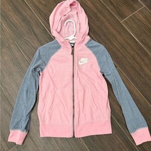 🦄 Girls Nike Pink Hooded Zip Jacket